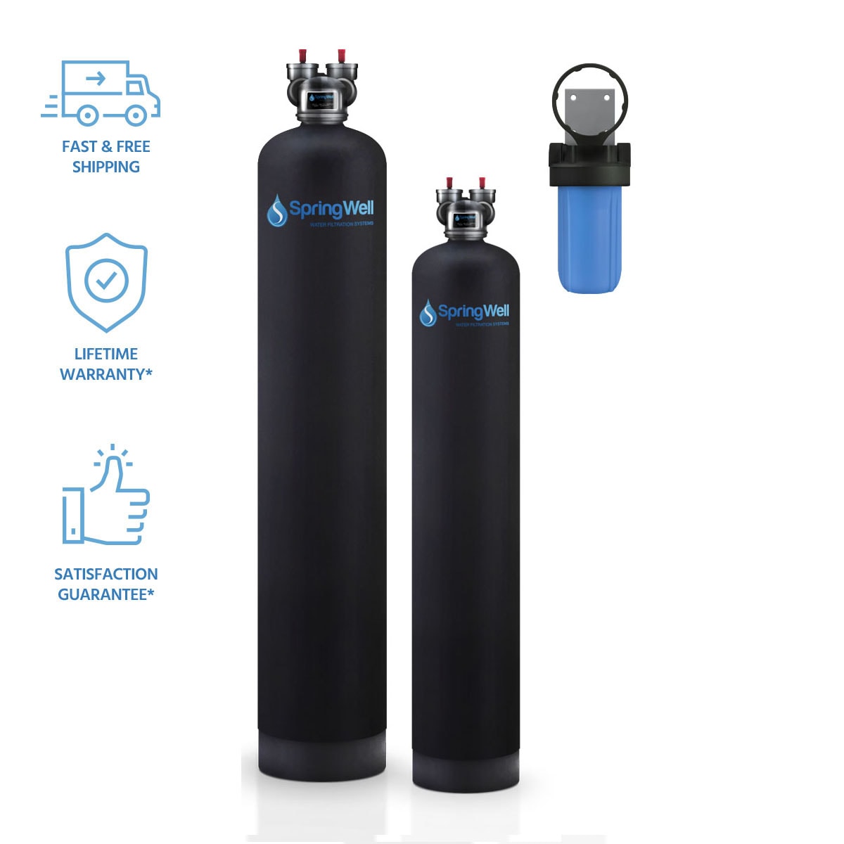 Springwell Whole House Iron Filter for Well Water