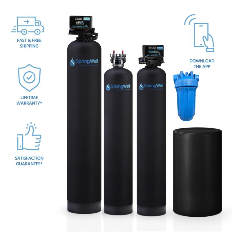 ultra well system with salt based water softener