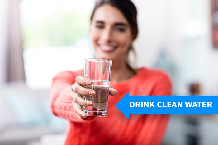 drink clean water