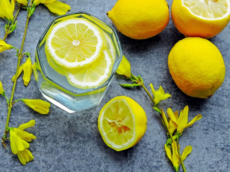 lemon water