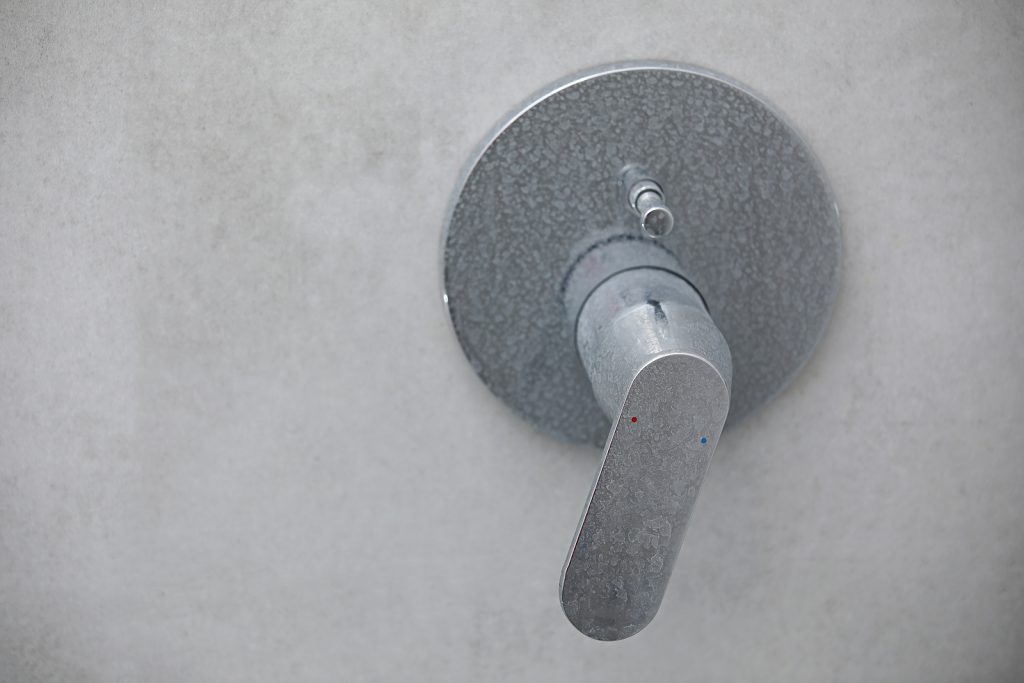 Hard Water Stained Faucet