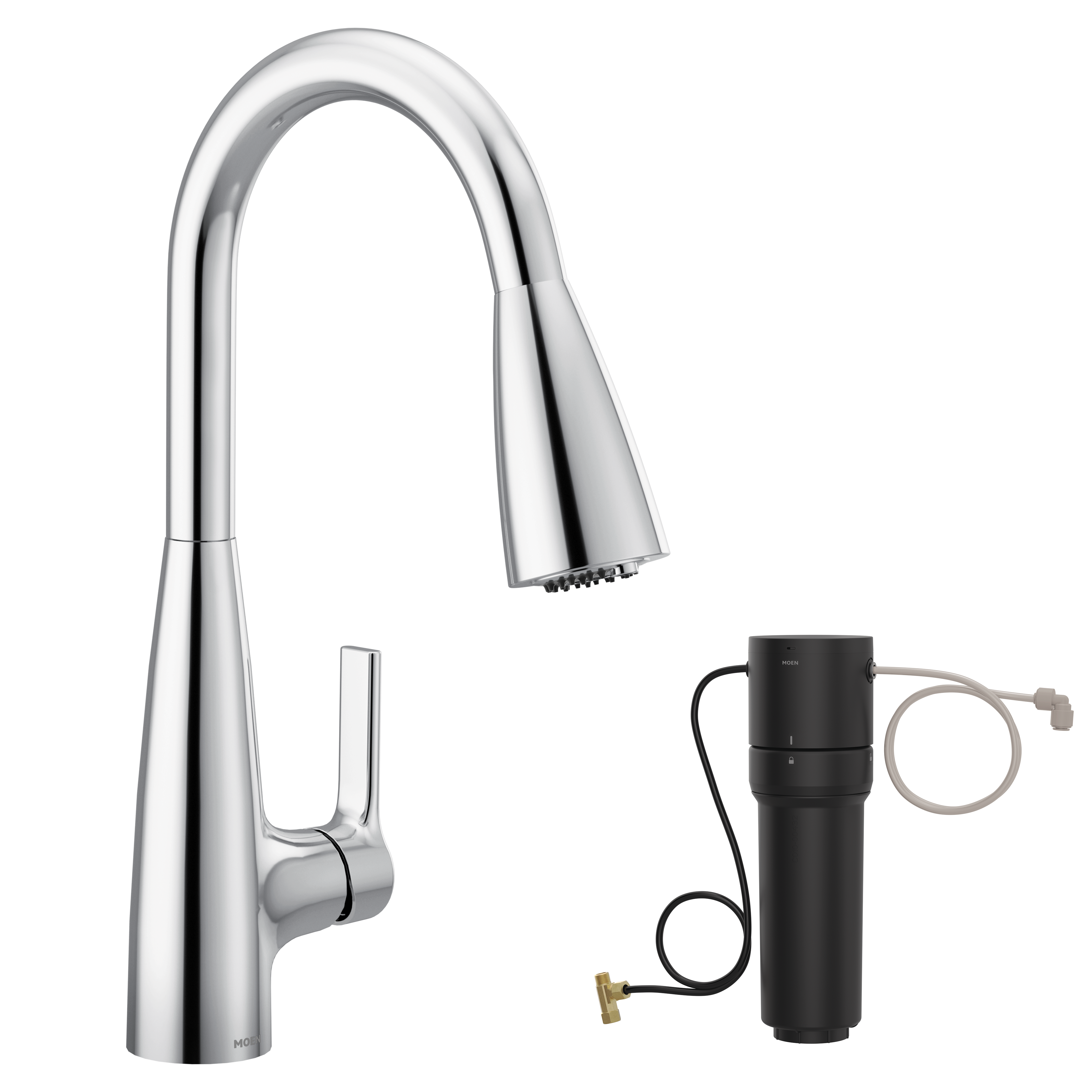 Haelyn Kitchen Faucet Water Filter Chrome