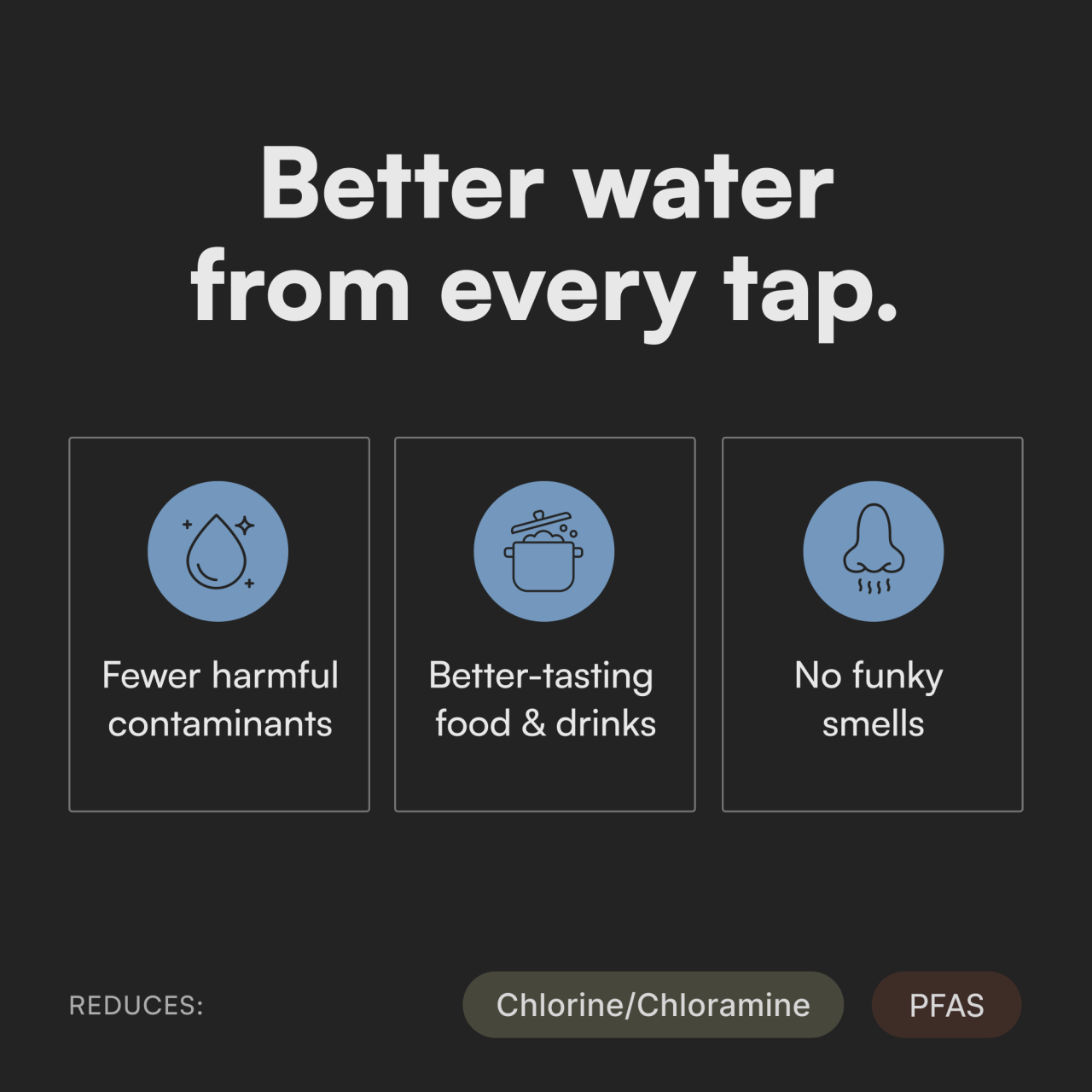 Whole House Water Filter – Contaminants Removed Contaminants removed by the SpringWell CF1, CF4 and CF+ whole house water filter